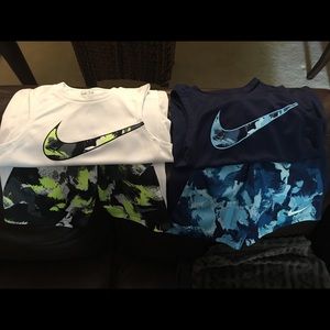 Boys Nike athletic outfit